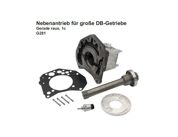 Nebenantrieb für DB G281 Getriebe